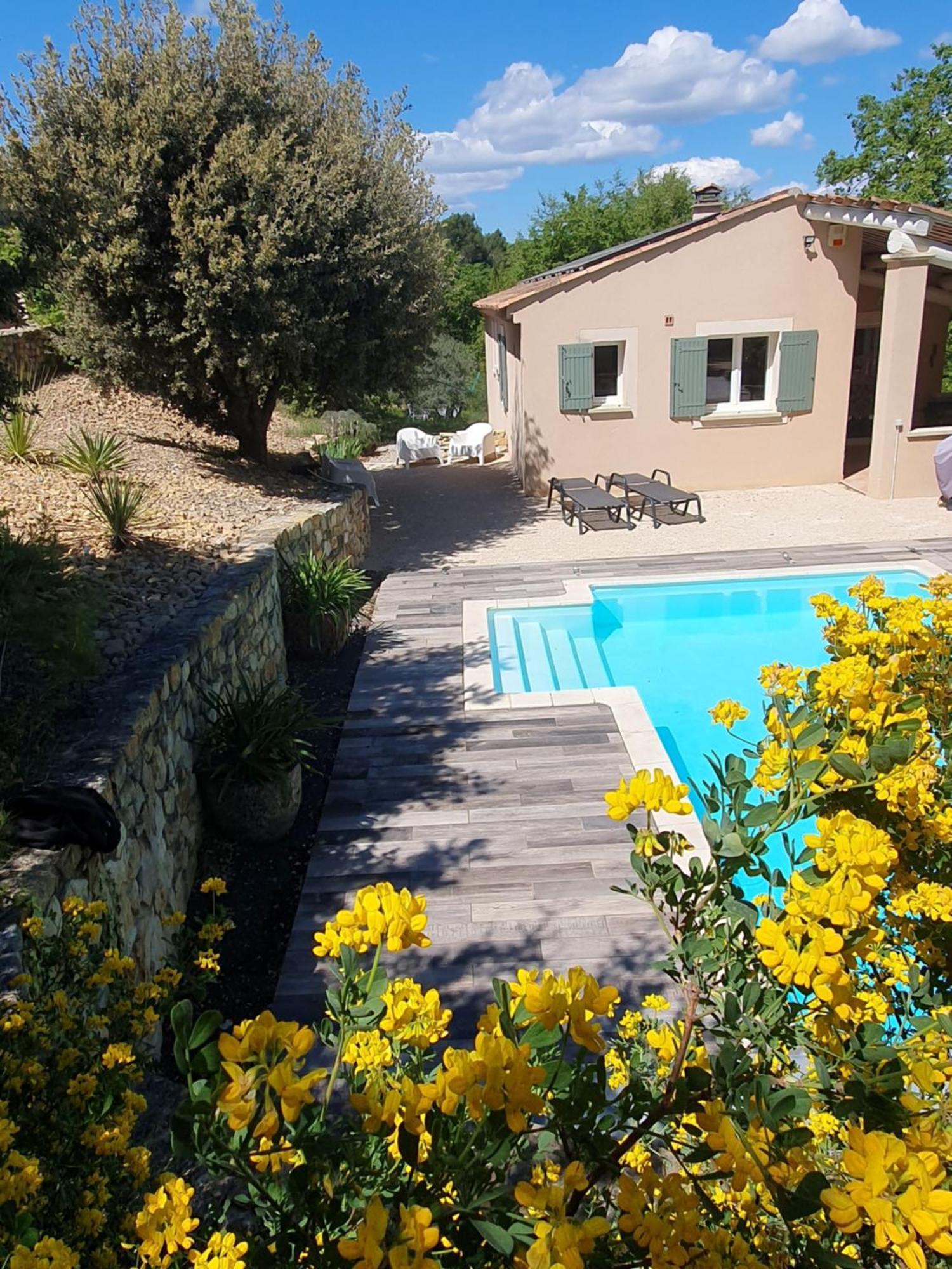 Le Soleil Du Ventoux Villa Entrechaux Dış mekan fotoğraf